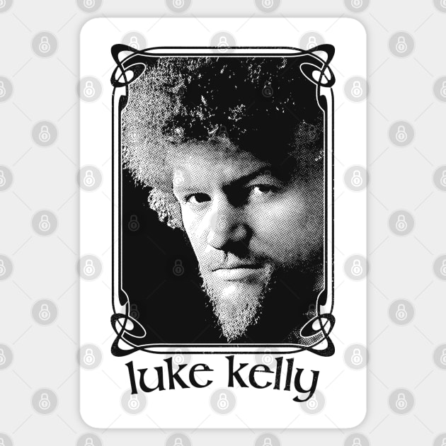 Luke Kelly - Vintage Style Original Design Sticker by feck!